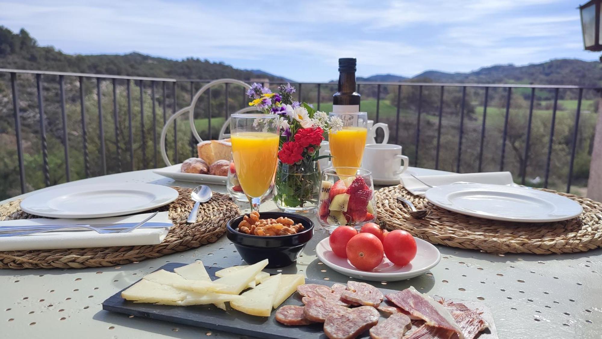Cal Ros Bed & Breakfast Calonge de Segarra Bagian luar foto