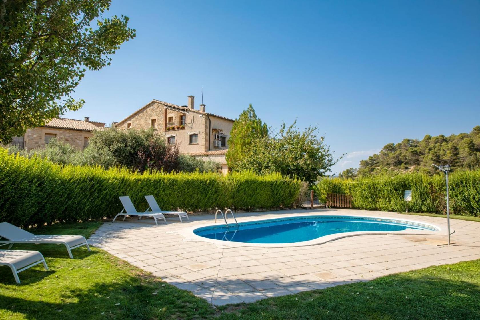 Cal Ros Bed & Breakfast Calonge de Segarra Bagian luar foto